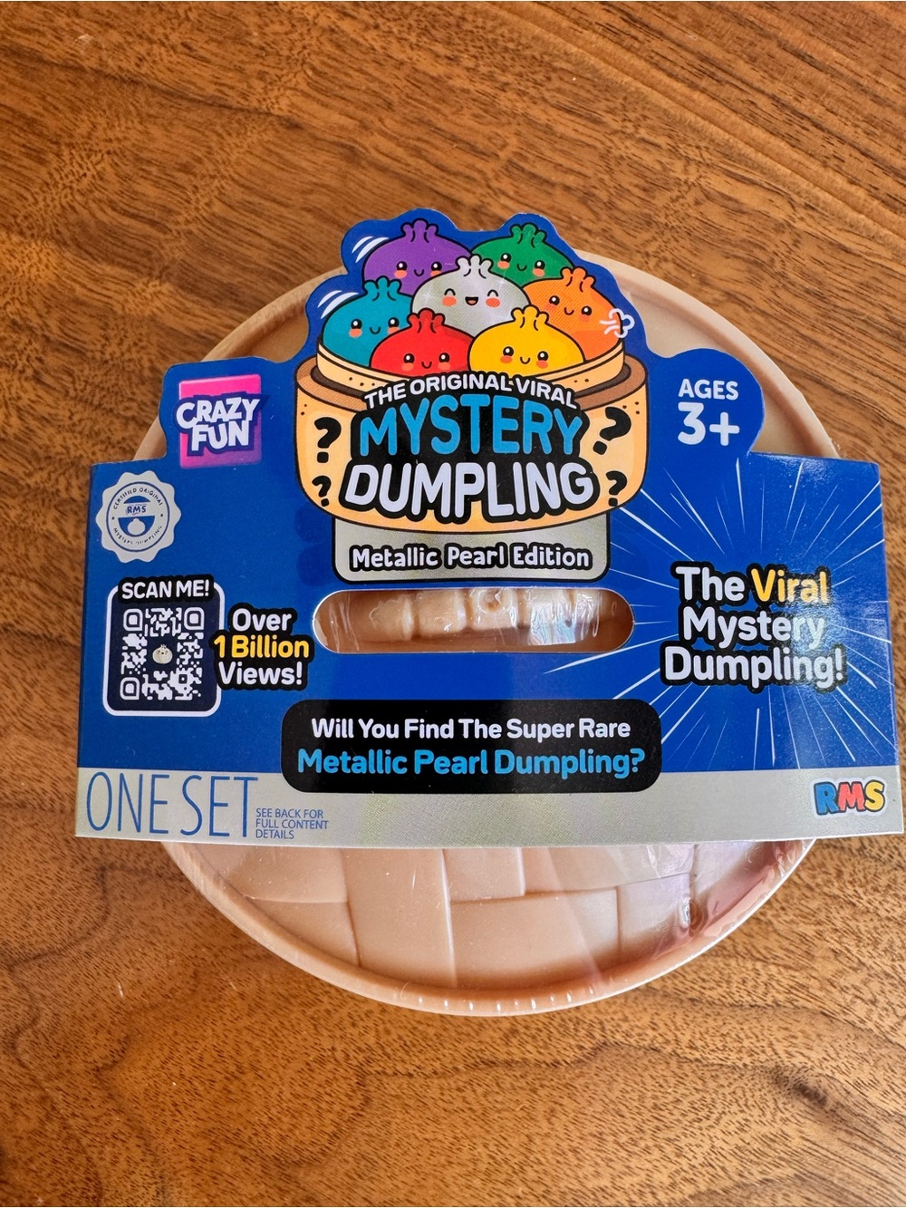 RMS Mystery Dumpling Metallic Pearl Edition Viral Squishy NWT Sealed